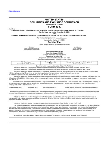 Thumbnail Avalo Therapeutics 10-K Annual Report 2020