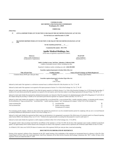 Thumbnail Astrana Health 10-K Annual Report 2020