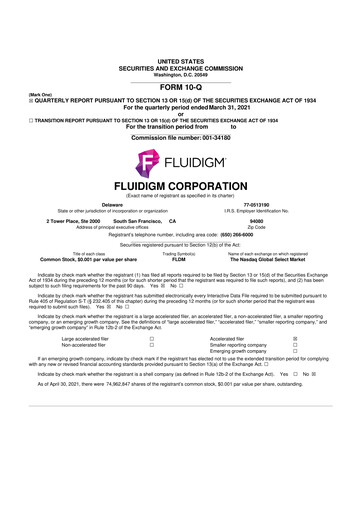 Thumbnail Standard BioTools 10-Q Quarterly Report FY2021 