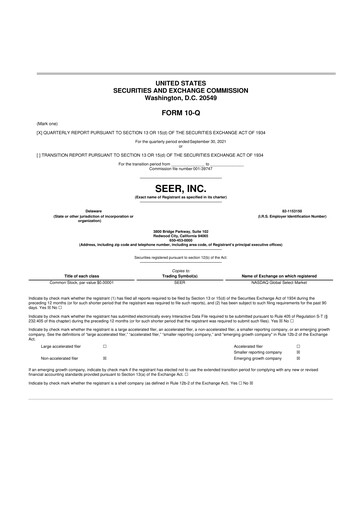 Thumbnail Seer Inc 10-Q Quarterly Report FY2021 