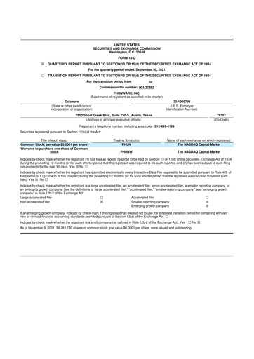 Thumbnail Phunware 10-Q Quarterly Report FY2021 