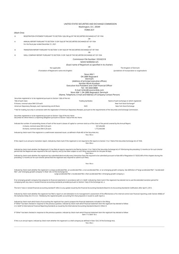 Thumbnail Novo Nordisk 20-F Annual Report 2021