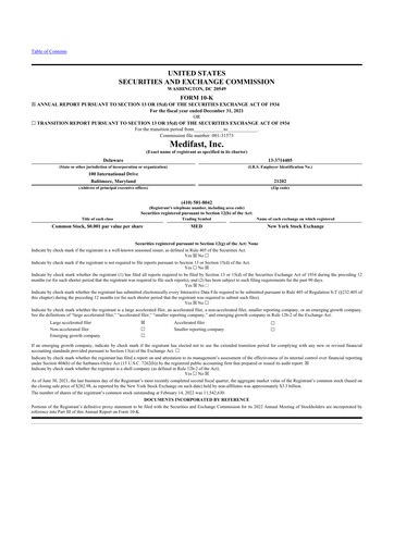 Thumbnail Medifast 10-K Annual Report 2021