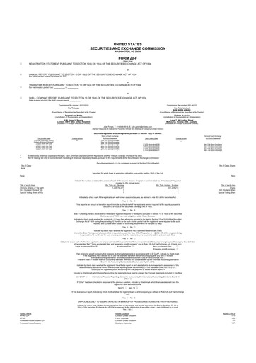 Thumbnail Rio Tinto 20-F Annual Report 2021