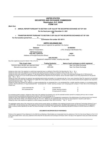 Thumbnail 	Hippo Holdings 10-K Annual Report 2021