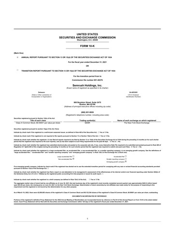 Thumbnail Semrush 10-K Annual Report 2021