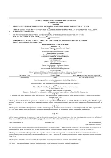 Thumbnail Adecoagro 20-F Annual Report 2021