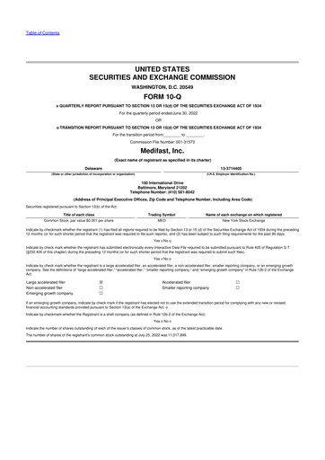 Thumbnail Medifast 10-Q Quarterly Report FY2022 