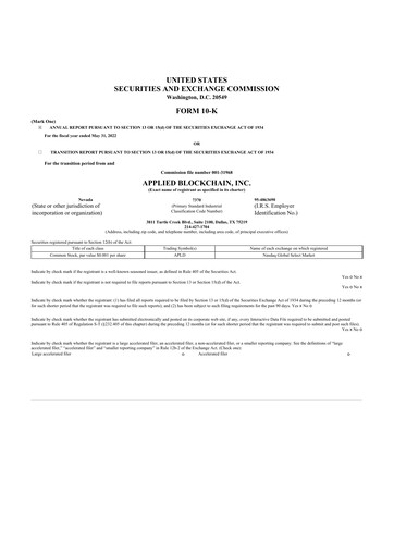 Thumbnail Applied Digital 10-K Annual Report 2022