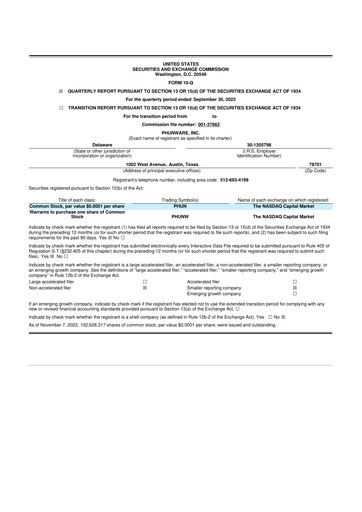 Thumbnail Phunware 10-Q Quarterly Report FY2022 