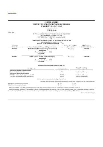 Thumbnail PSEG 10-K Annual Report 