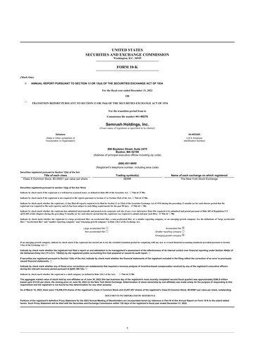 Thumbnail Semrush 10-K Annual Report 2022