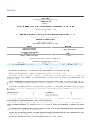 Vorschaubild LoveSac
 10-K Jahresbericht 2023