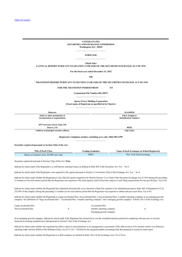 Miniature Spruce Power 10-K Rapport annuel 2022