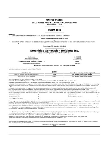 Thumbnail Greenidge Generation Holdings 10-K Annual Report 2022