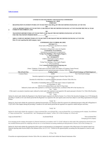 Thumbnail Adecoagro 20-F Annual Report 2022