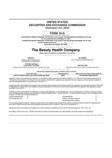 Vorschaubild SkinHealth Systems 10-Q Quartalsbericht 2023 
