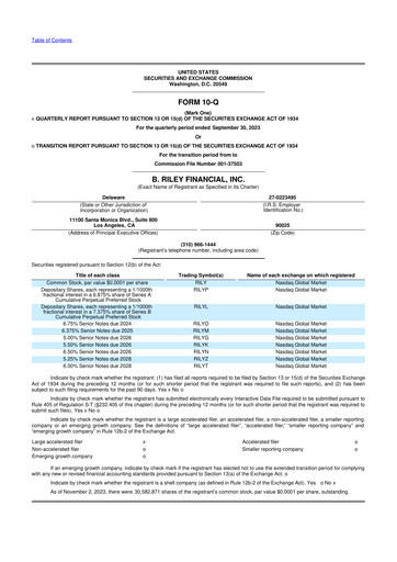 Thumbnail BRC Group Holdings 10-Q Quarterly Report FY2023 