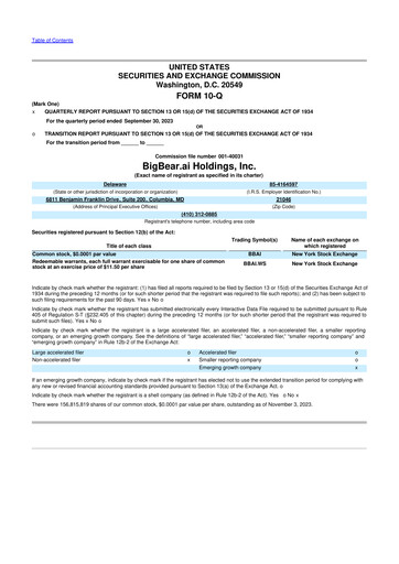 Thumbnail BigBear.ai 10-Q Quarterly Report FY2023 