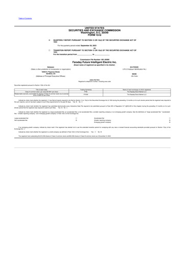 Thumbnail Faraday Future 10-Q Quarterly Report FY2023 