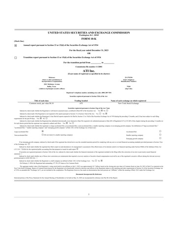 Thumbnail ATI Inc.
 10-K Annual Report 2023