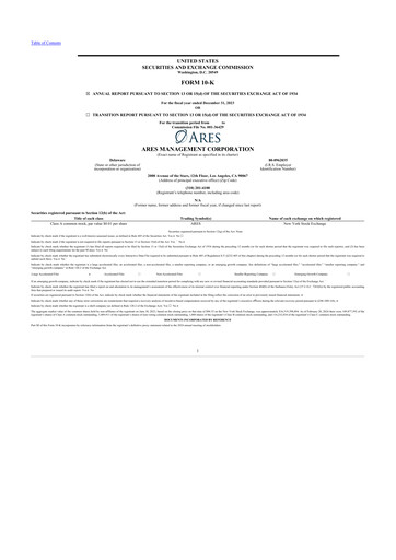 Thumbnail Ares Management
 10-K Annual Report 2023