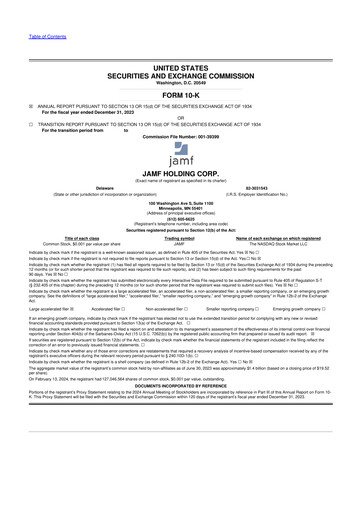 Thumbnail Jamf 10-K Annual Report 2023