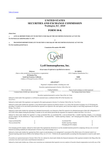Thumbnail Lyell Immunopharma 10-K Annual Report 2023