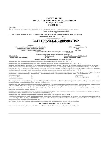 Thumbnail WSFS Financial 10-K Annual Report 2023