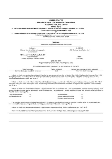 Thumbnail GMS 10-Q Quarterly Report FY2024 