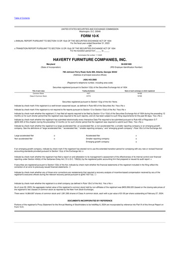 Thumbnail Havertys 10-K Annual Report 2023