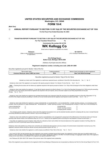 Thumbnail WK Kellogg 10-K Annual Report 2023