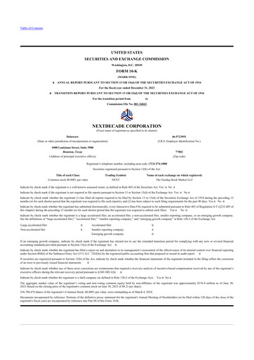 Thumbnail NextDecade Corp 10-K Annual Report 2023