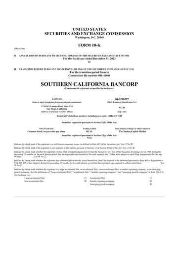 Thumbnail California BanCorp 10-K Annual Report 2023