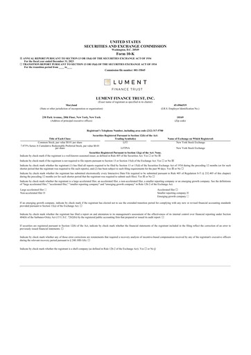 Thumbnail Lument Finance Trust 10-K Annual Report 2023