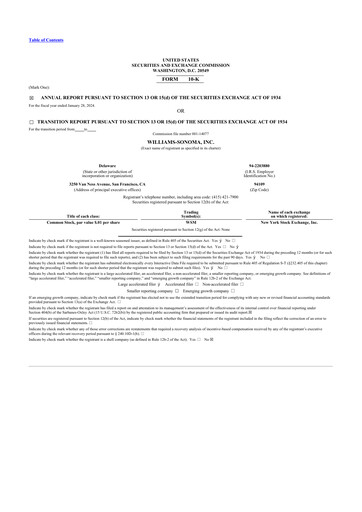 Thumbnail Williams-Sonoma 10-K Annual Report 2023