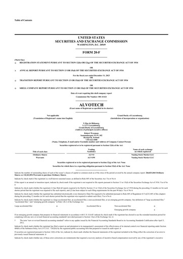 Miniature Alvotech 20-F Rapport annuel 2023