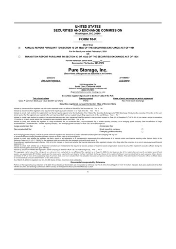 Thumbnail Pure Storage
 10-K Annual Report 2024