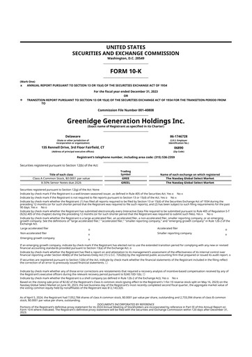 Thumbnail Greenidge Generation Holdings 10-K Annual Report 2023