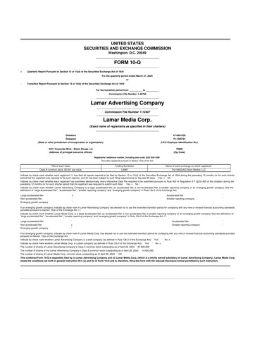Thumbnail Lamar Advertising 10-Q Quarterly Report FY2024 