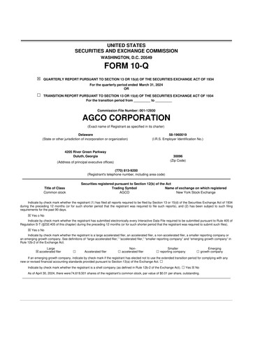 Thumbnail AGCO 10-Q Quarterly Report FY2024 