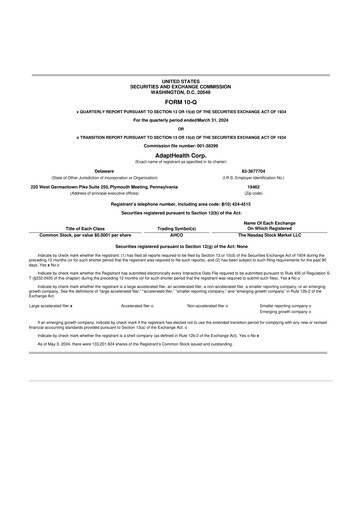 Thumbnail AdaptHealth 10-Q Quarterly Report FY2024 