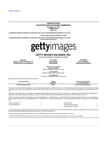 Thumbnail Getty Images 10-Q Quarterly Report FY2024 