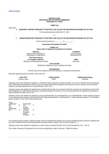 Thumbnail RadNet 10-Q Quarterly Report FY2024 