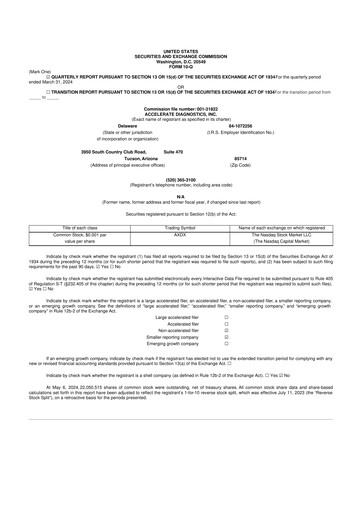 Thumbnail Accelerate Diagnostics 10-Q Quarterly Report FY2024 