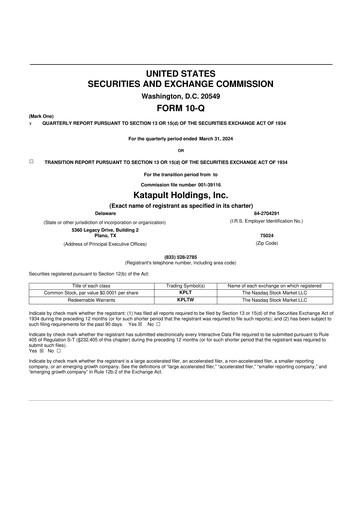 Thumbnail Katapult Holdings 10-Q Quarterly Report FY2024 
