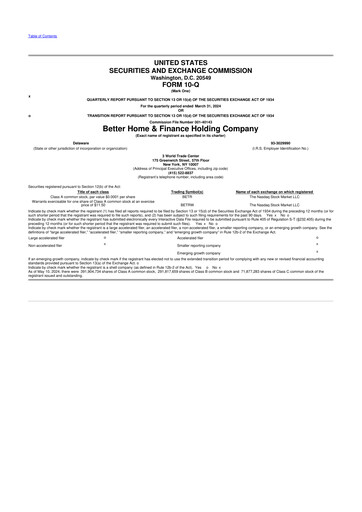 Thumbnail Better Home & Finance Holding Company 10-Q Quarterly Report FY2024 