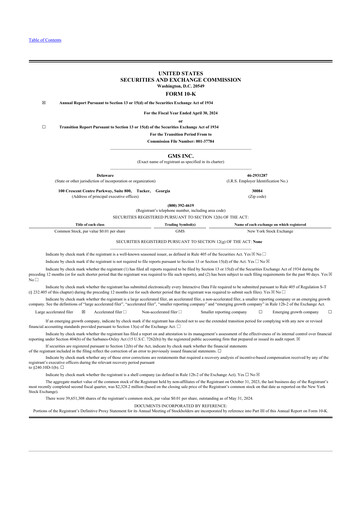 Thumbnail GMS 10-K Annual Report 2024