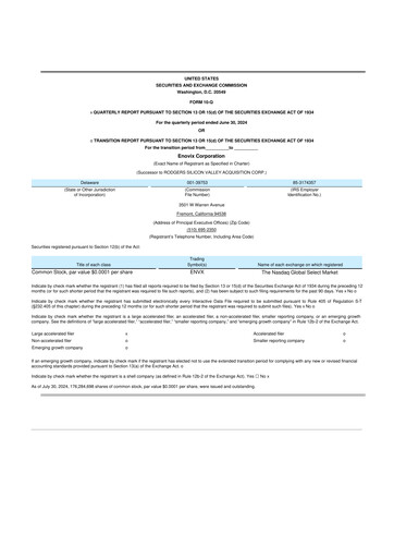 Thumbnail Enovix 10-Q Quarterly Report FY2024 