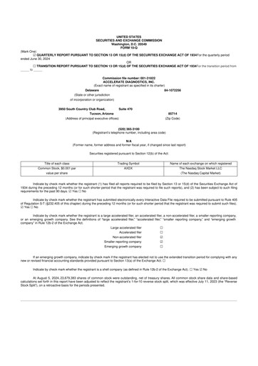 Thumbnail Accelerate Diagnostics 10-Q Quarterly Report FY2024 